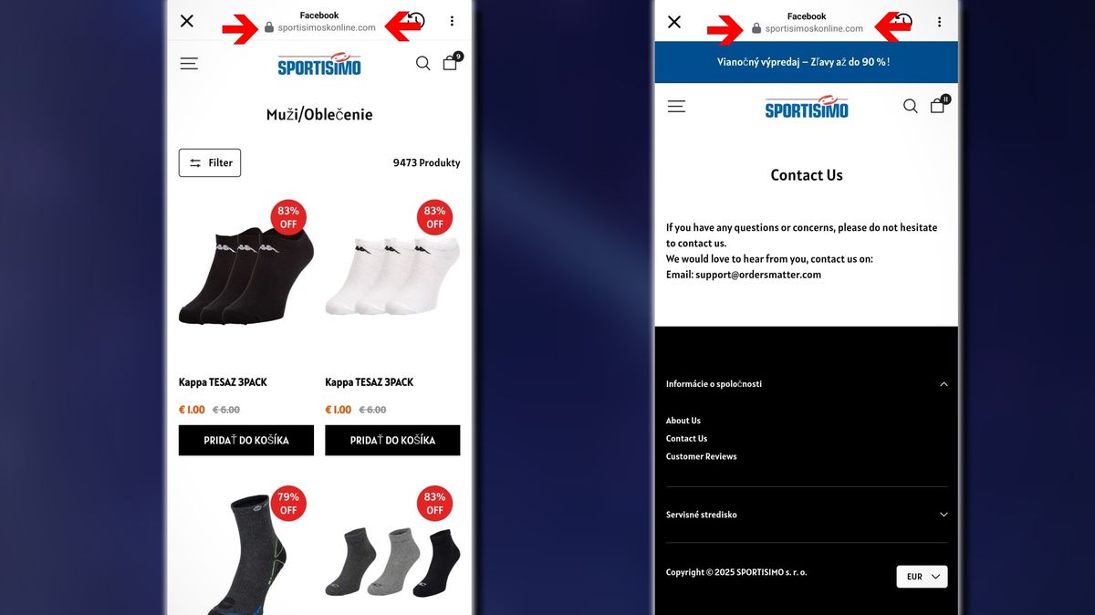 Kyberšmejdi nastražili novou past: falešné Sportisimo